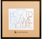 Video Tutorial How to Frame a Picture @ Stu-Art Supplies