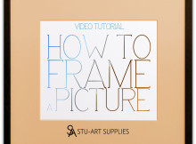 Video Tutorial How to Frame a Picture @ Stu-Art Supplies