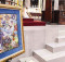 Pope Francis painting by Catherine White at St Patrick's Cathedral