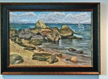 The Fishing Rocks by David Lyttleton Smith