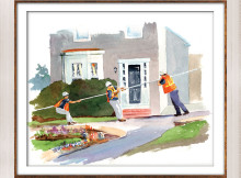 The Linemen by Denise Brown at Stu-Art Supplies