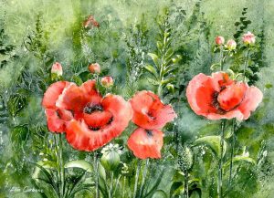 Watercolor painting by Elinor Carbone @ Stu-Art Supplies