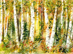 Watercolor painting by Elinor Carbone @ Stu-Art Supplies