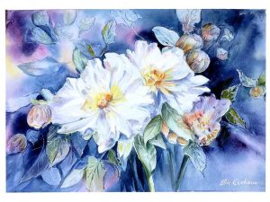 Watercolor painting by Elinor Carbone @ Stu-Art Supplies